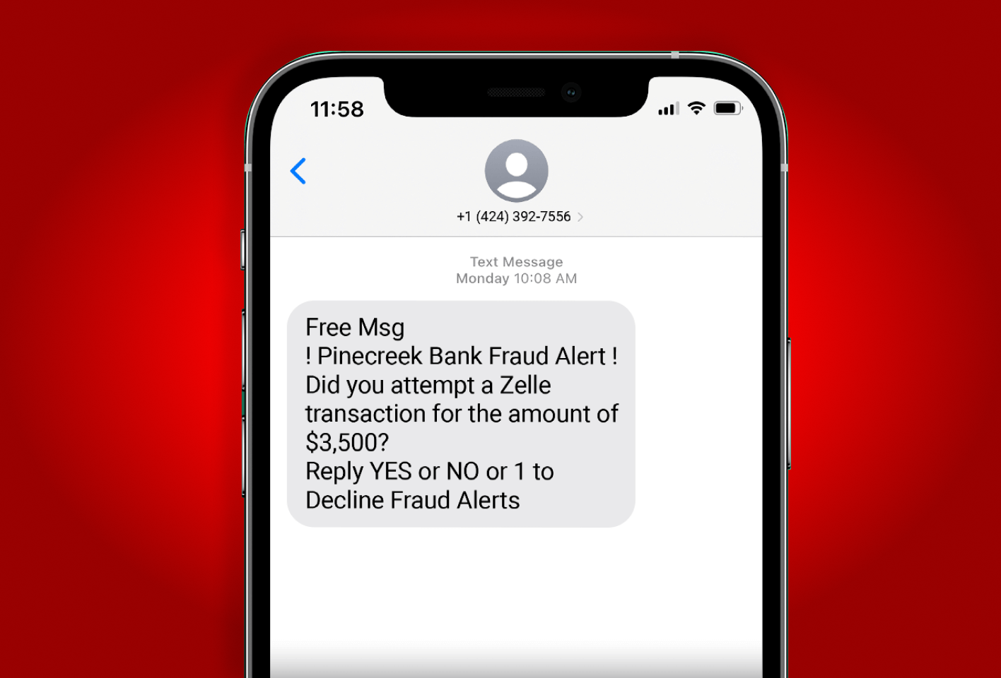 Payment App Scam Example